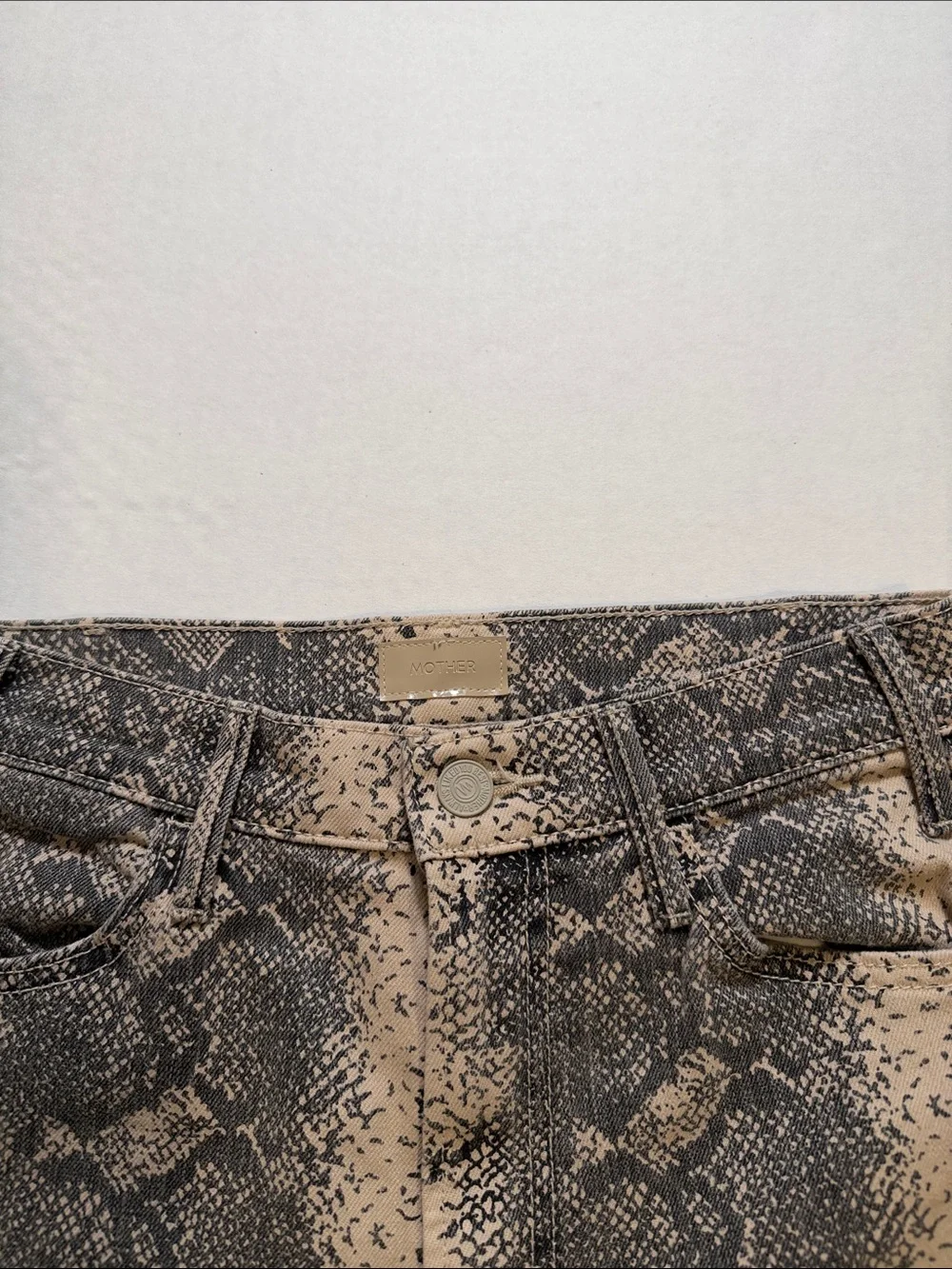 Mother The Hustler Flood Snake Jeans